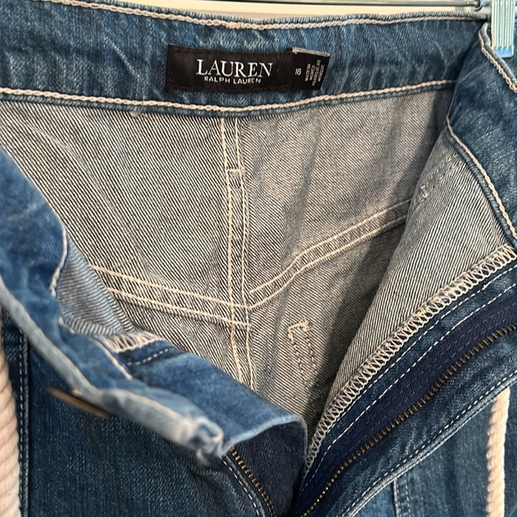 NWT Lauren Ralph Lauren Black Label Wide Leg HW Jeans - Picture 10 of 13